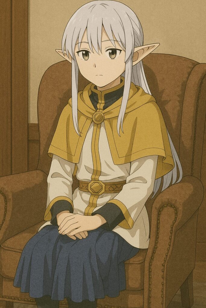 偽物のフリーレンの座っている画像
