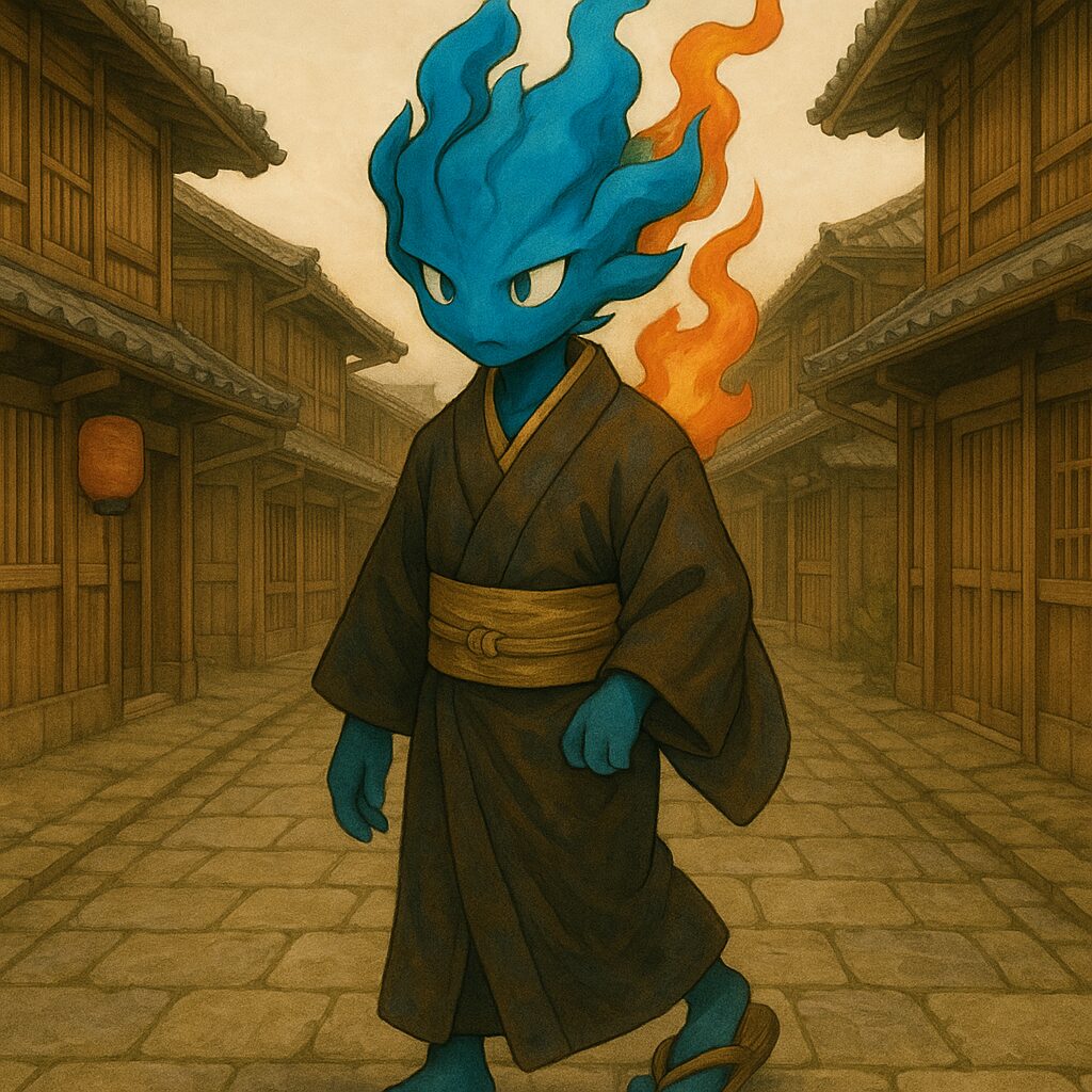 偽物のグレンアルマを和装させたイメージ画像