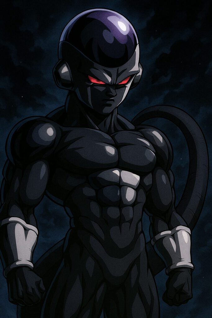ブラックで目が赤い偽物のフリーザ