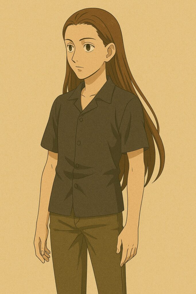 偽物のイルミが立っている画像