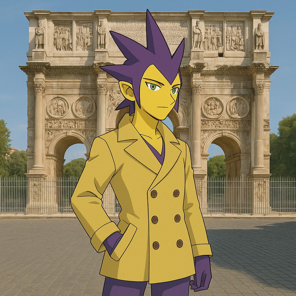 ローマにいるストリンダーハイを擬人化したイメージ画像