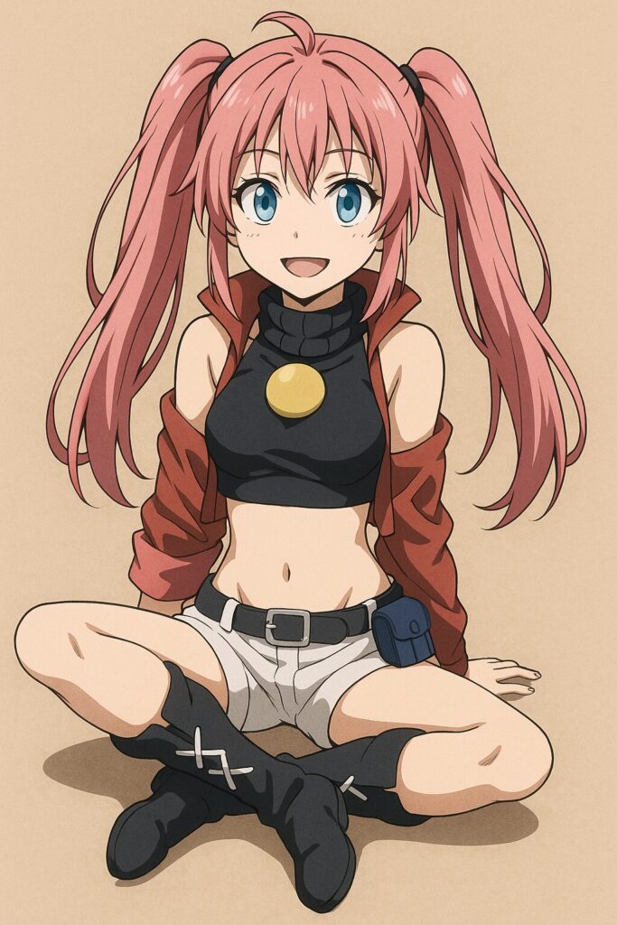 偽物のミリムの座っている画像