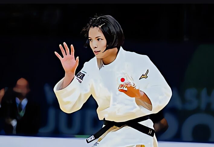 試合に集中して臨む阿部詩選手
