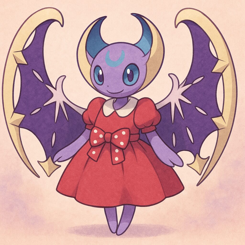 偽物のルナアーラがドレスを着た画像