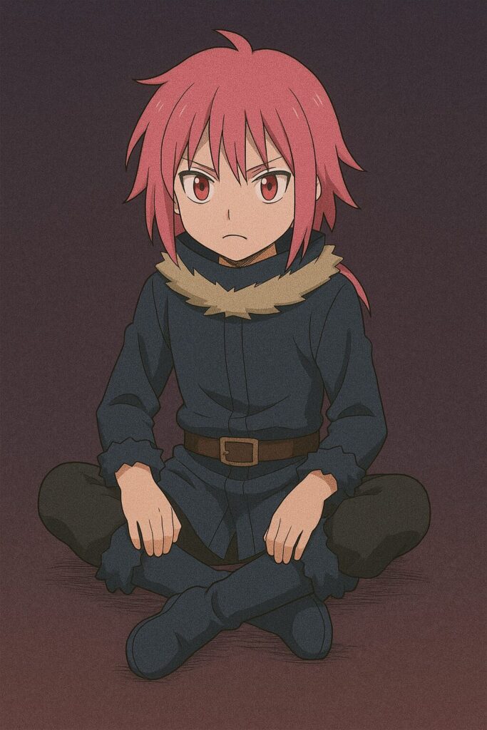 偽物のリムルが座っている画像