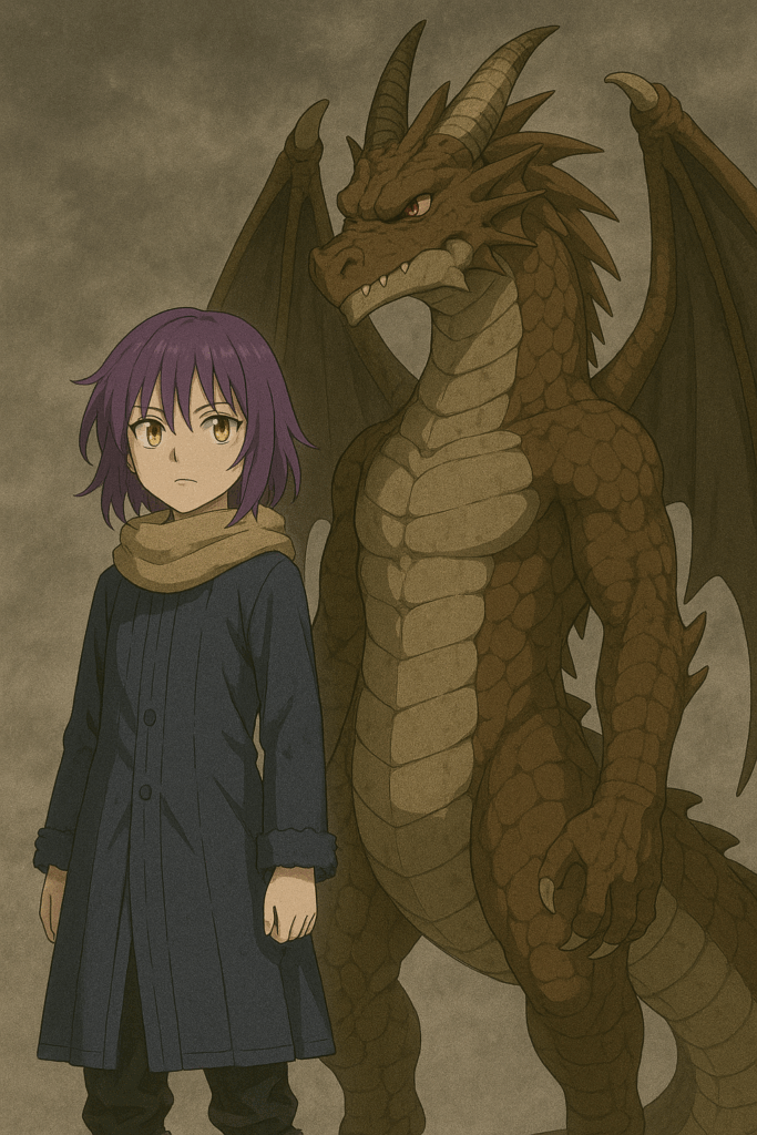 偽物のリムルとヴェルドラが立っている画像