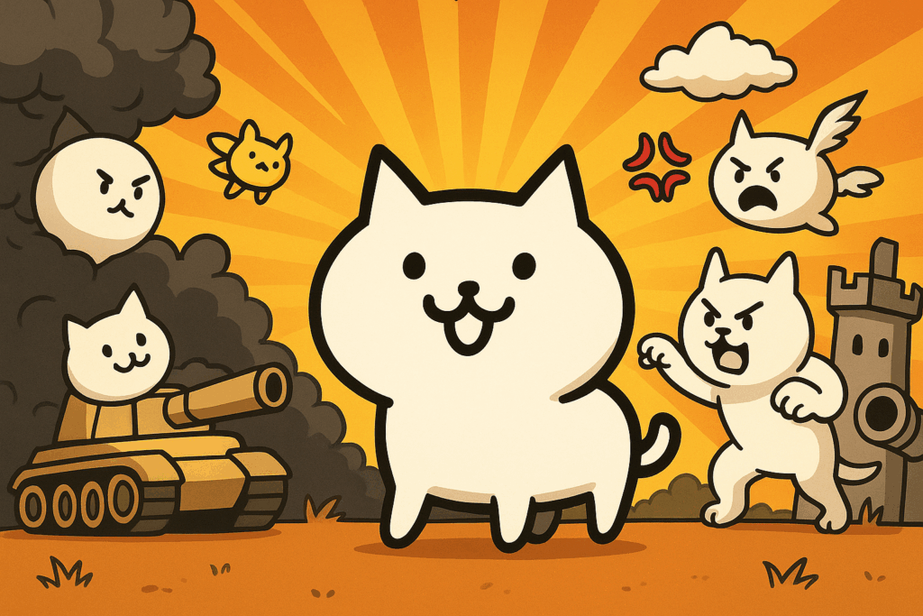 にゃんこ大戦争のイメージイラスト