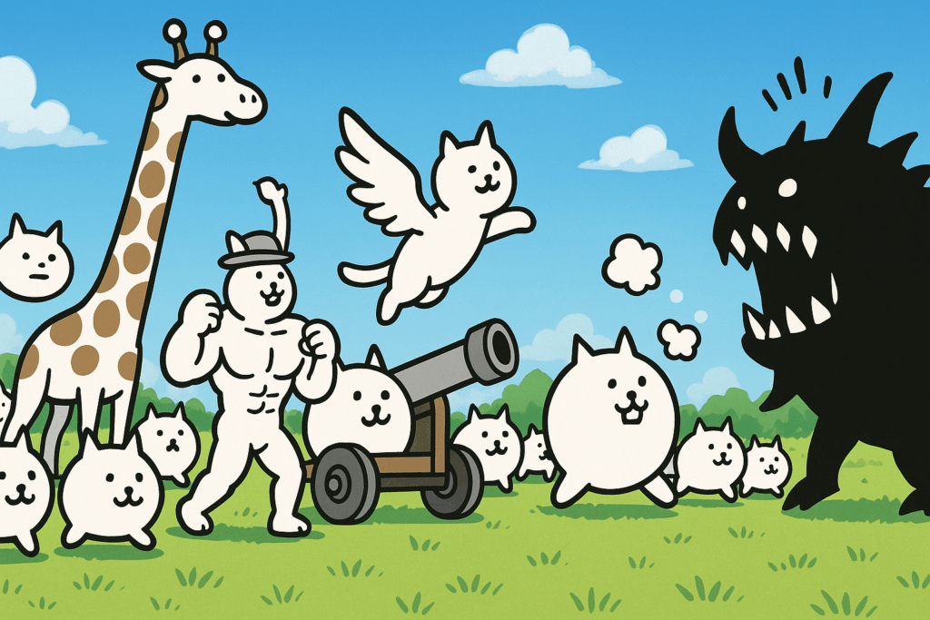 にゃんこ大戦争のイメージイラスト