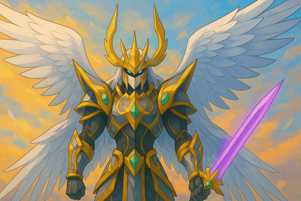 《闘門の精霊ウェルキウス》風キャラクターのイラスト