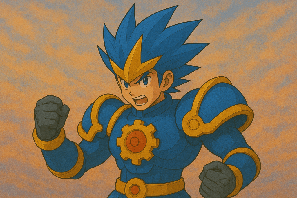 《我我我ガイアール・ブランド》風キャラクターのイラスト