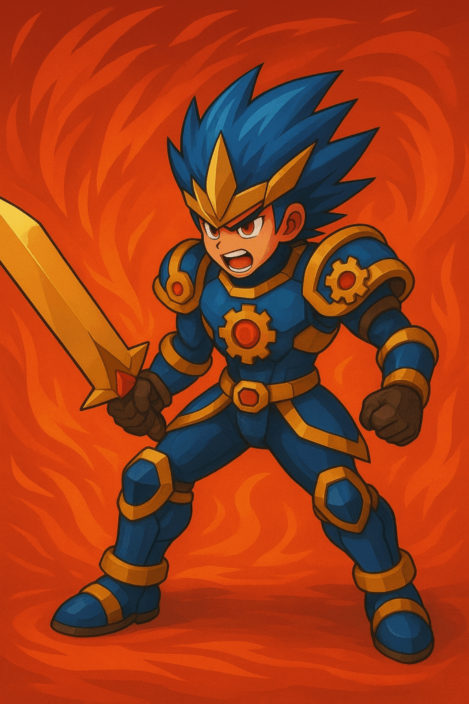 《我我我ガイアール・ブランド》風キャラクターのイラスト