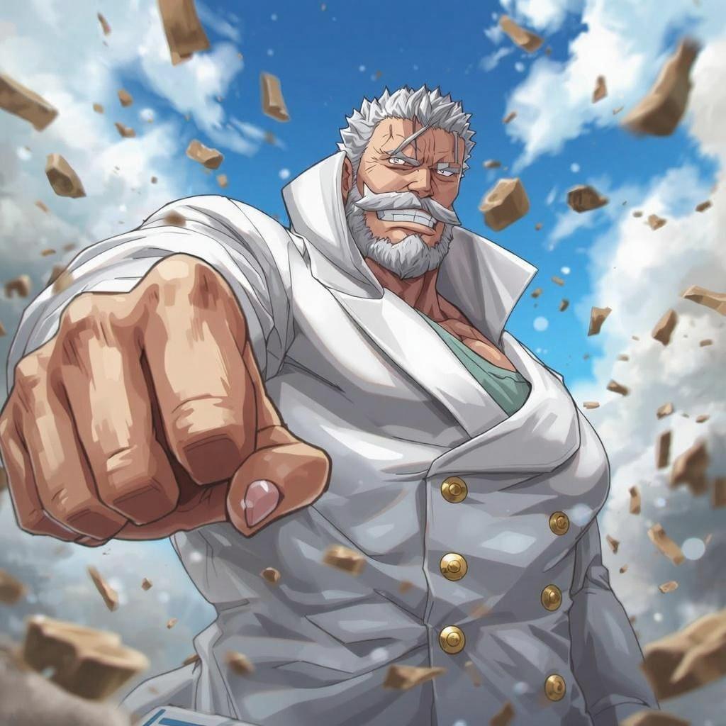 偽ガープの拳の衝撃がわかるイメージ画像