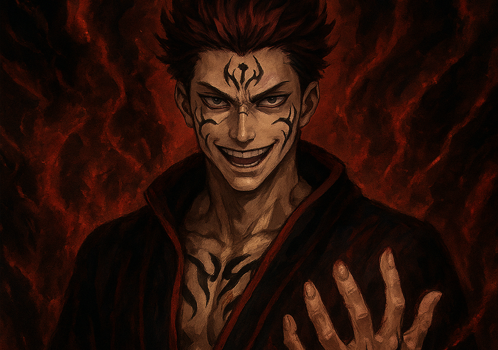 呪術廻戦の両面宿儺をイメージした画像