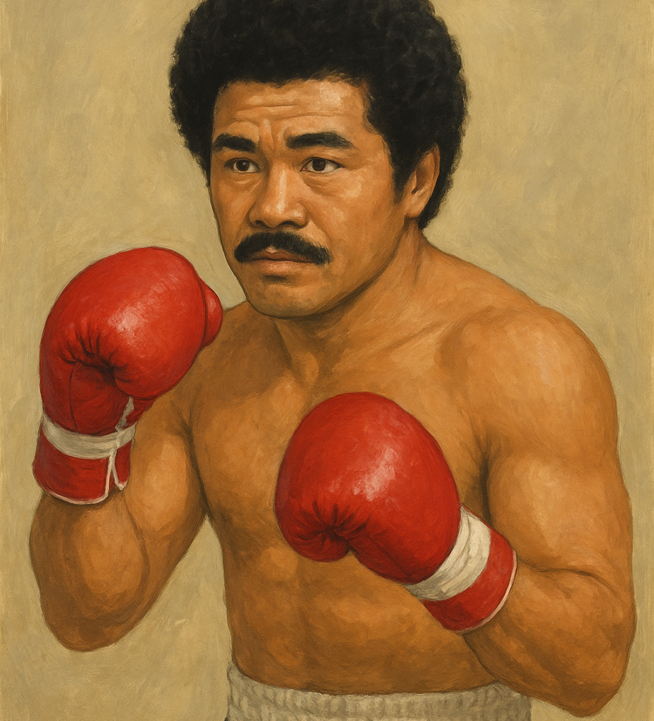 具志堅用高選手をイメージしたボクサーの画像
