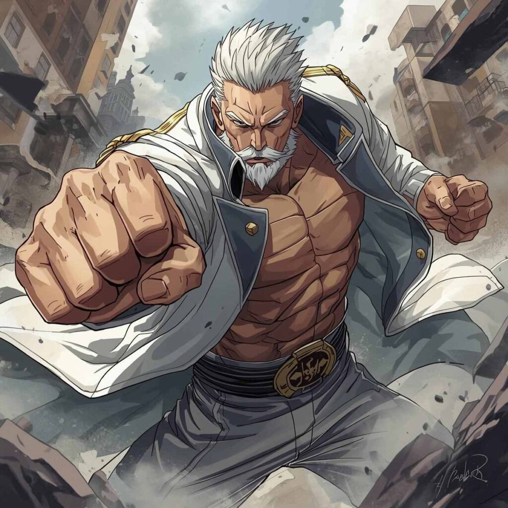 ガープに似た白髪の伝説の海軍