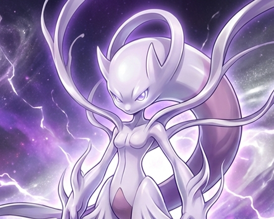 メガミュウツーYをイメージしたキャラクターの画像