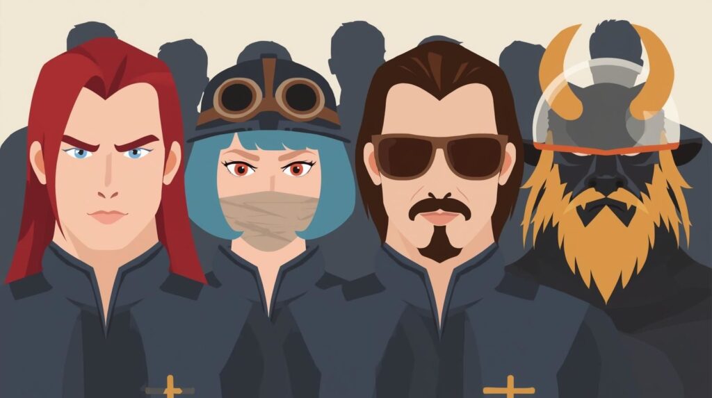 偽の神の騎士団のイラスト