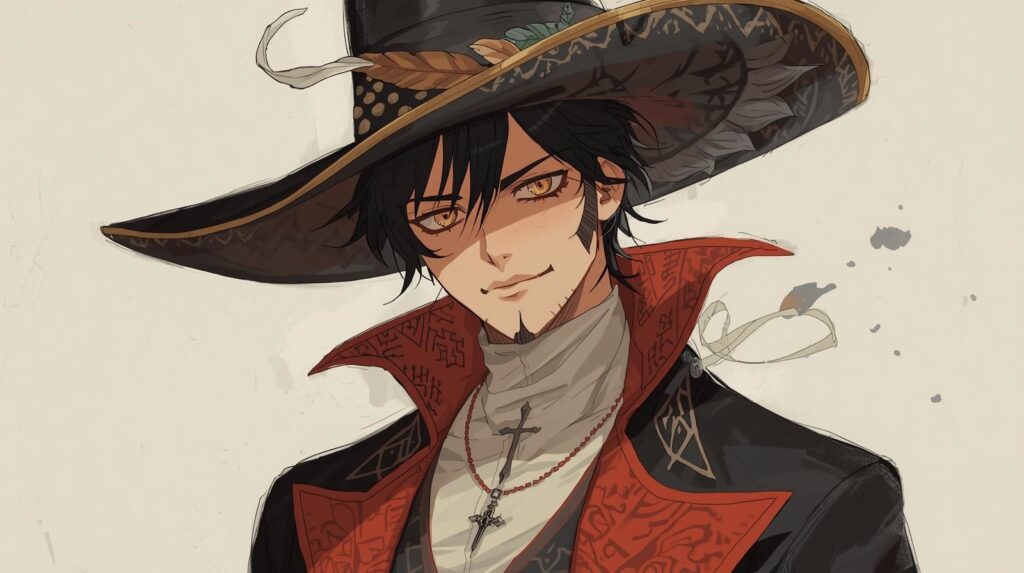 偽のミホークのイラスト