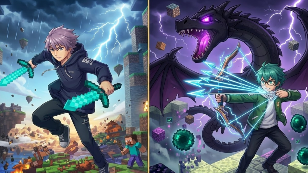 PYP世界1位のルザクとRTA日本1位のおんりーをイメージした画像