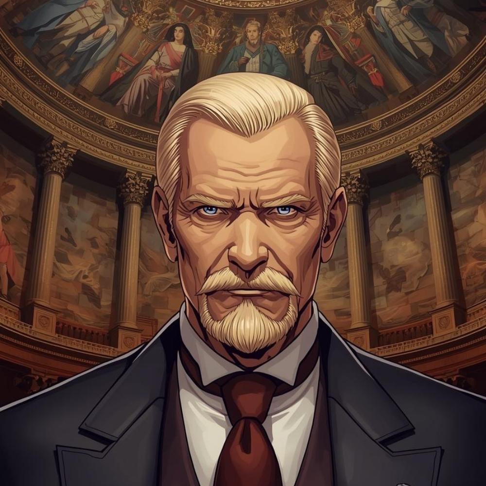 偽ピーター聖のイラスト